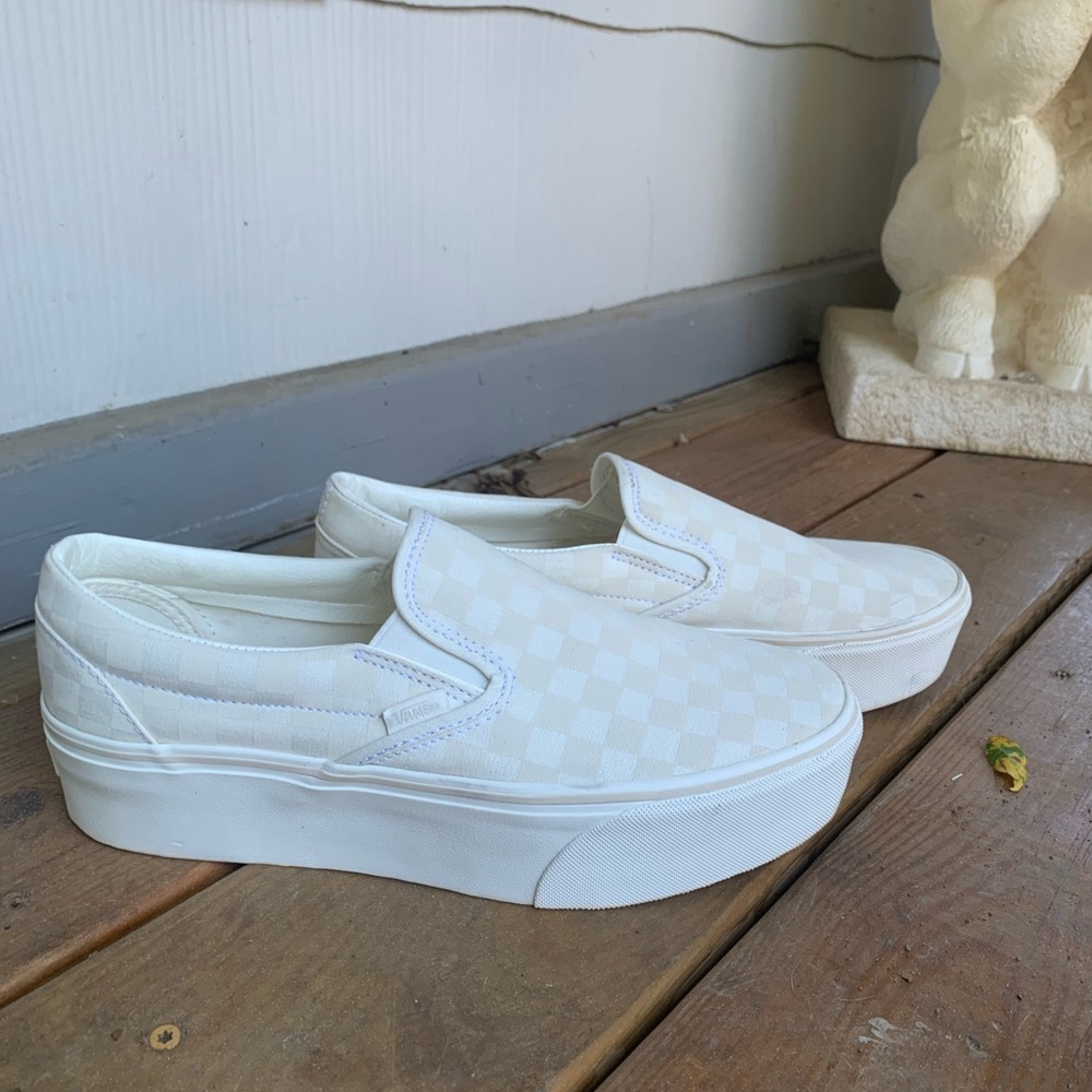 Cream Canvas Sneakers